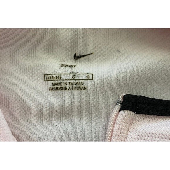 Nike Team Jersey Womens Large Pink Gray NWT Cycling Bike JERSEY Zip Short Sleeve - Picture 3 of 12